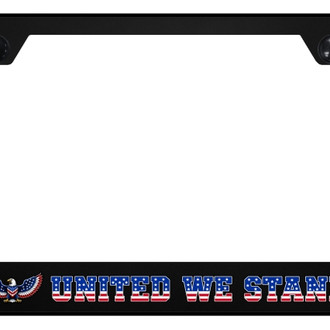 Autogold® - UV Printed Black License Plate Frame with UWS Eagle Logo