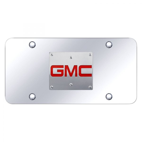 Autogold® - License Plate with 3D GMC New Emblem