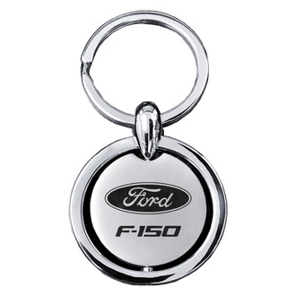Autogold® - F-150 Revolver Silver Key Chain