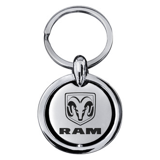 Autogold® - Revolver Silver Key Chain