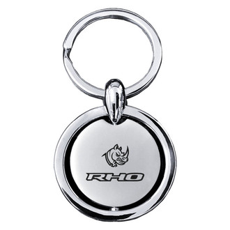 Autogold® - RHO Head Revolver Silver Key Chain