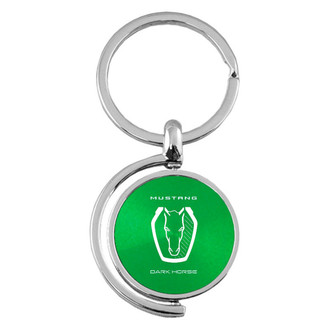 Autogold® - Dark Horse Green Spinner Key Chain
