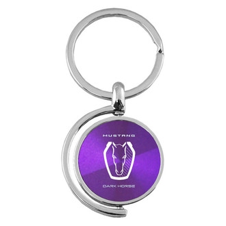 Autogold® - Dark Horse Purple Spinner Key Chain