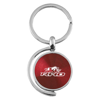 Autogold® - RHO Stacked Burgundy Spinner Key Chain