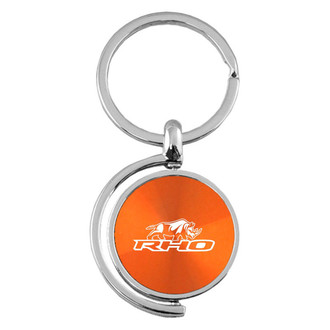Autogold® - RHO Stacked Orange Spinner Key Chain