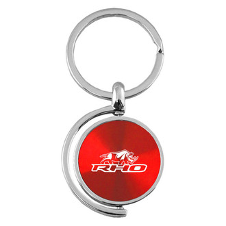 Autogold® - RHO Stacked Red Spinner Key Chain