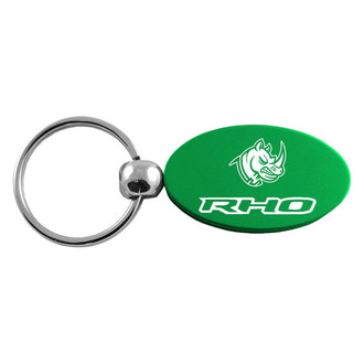 Autogold® - RHO Head Green Oval Key Chain