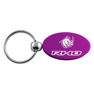 Autogold® - RHO Head Purple Oval Key Chain