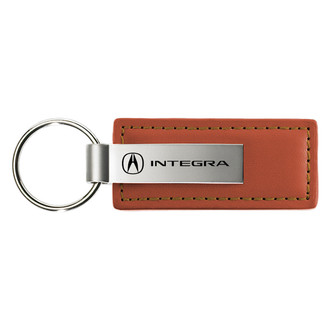 Autogold® - Integra Brown Leather Key Chain