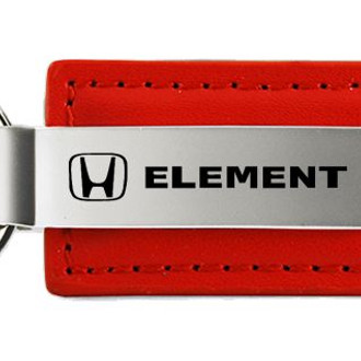 Autogold® - Element Red Leather Key Chain
