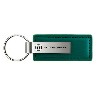 Autogold® - Integra Green Leather Key Chain