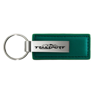 Autogold® - TrailSport Green Leather Key Chain