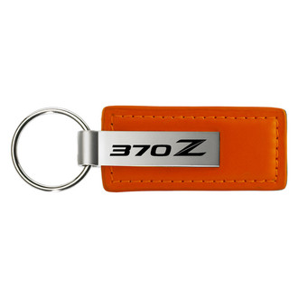 Autogold® - 370Z Orange Leather Key Chain
