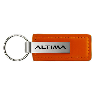 Autogold® - Altima Orange Leather Key Chain