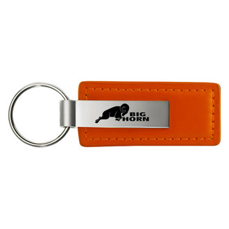 Autogold® - Big Horn Orange Leather Key Chain