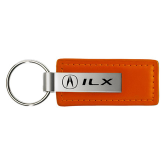 Autogold® - ILX Orange Leather Key Chain