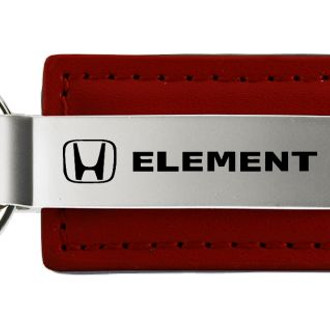 Autogold® - Element Burgundy Leather Key Chain