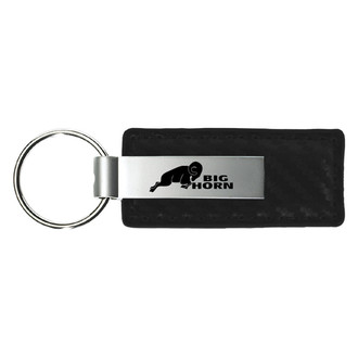 Autogold® - Big Horn Carbon Fiber Leather Key Chain