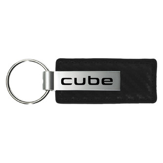 Autogold® - Cube Carbon Fiber Leather Key Chain
