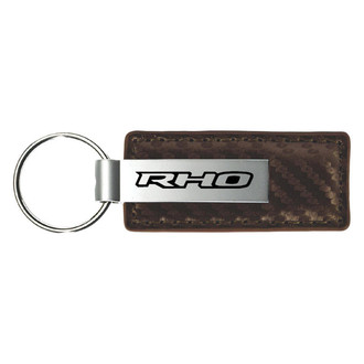 Autogold® - RHO Taupe Carbon Fiber Leather Key Chain