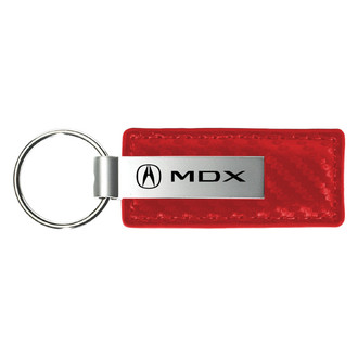 Autogold® - MDX Red Carbon Fiber Leather Key Chain