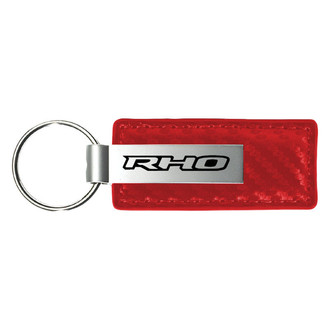 Autogold® - RHO Red Carbon Fiber Leather Key Chain