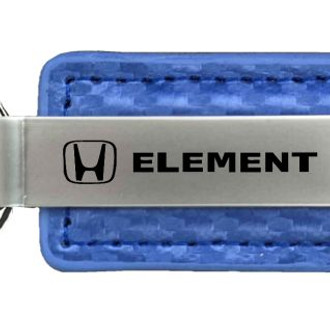 Autogold® - Element Blue Carbon Fiber Leather Key Chain