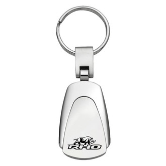 Autogold® - RHO Stacked Chrome Teardrop Key Chain