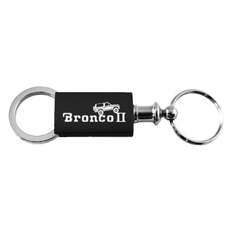 Autogold® - Bronco II Climbing Black Anodized Aluminum Valet Key Chain