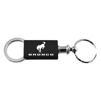 Autogold® - Bronco 2020 Black Anodized Aluminum Valet Key Chain