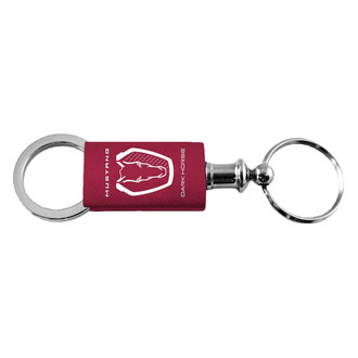 Autogold® - Dark Horse Burgundy Anodized Aluminum Valet Key Chain