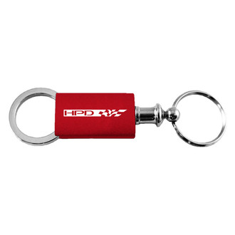 Autogold® - HPD Red Anodized Aluminum Valet Key Chain
