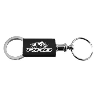 Autogold® - RHO Stacked Black Anodized Aluminum Valet Key Chain