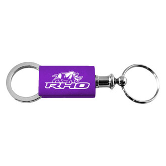 Autogold® - RHO Stacked Purple Anodized Aluminum Valet Key Chain