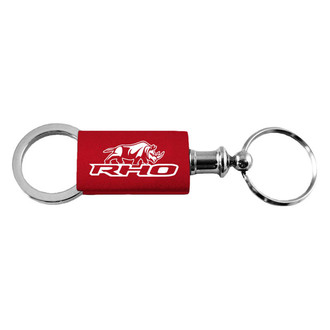 Autogold® - RHO Stacked Red Anodized Aluminum Valet Key Chain