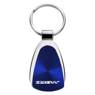 Autogold® - HPD Blue Teardrop Key Chain