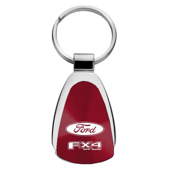 Autogold® - FX4 Burgundy Teardrop Key Chain