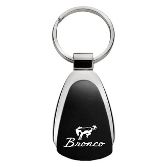 Autogold® - Bronco Black Teardrop Key Chain