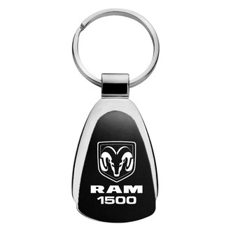 Autogold® - Ram 1500 Black Teardrop Key Chain