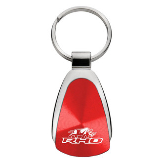 Autogold® - RHO Stacked Red Teardrop Key Chain