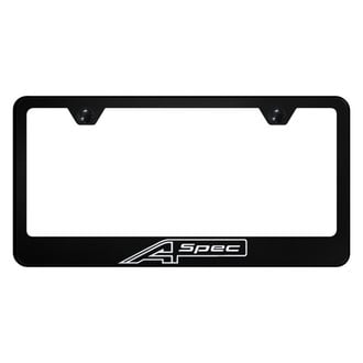 Autogold® - License Plate Frame with Laser Etched A Spec Logo