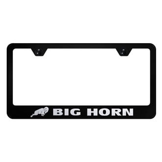 Autogold® - License Plate Frame with Laser Etched Big Horn Logo