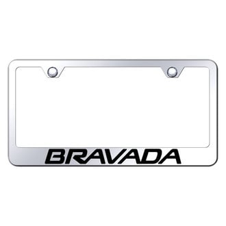 Autogold® - License Plate Frame with Laser Etched Bravada Logo
