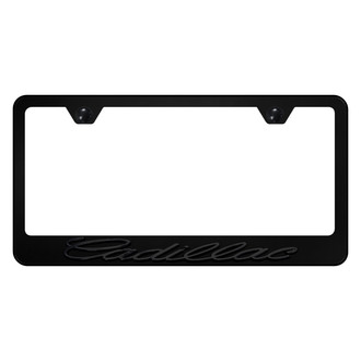 Autogold® - License Plate Frame with 3D Cadillac Logo