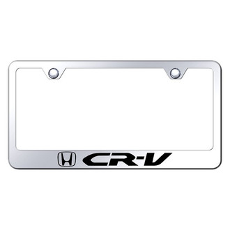 Autogold® - Chrome License Plate Frame with Laser Etched CR-V Logo