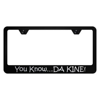 Autogold® - License Plate Frame with Laser Etched DA KINE