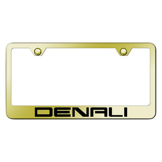 Autogold® - Gold License Plate Frame with Laser Etched Denali Logo