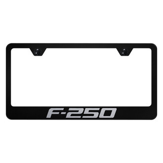 Autogold® - License Plate Frame with Laser Etched F-250 Logo