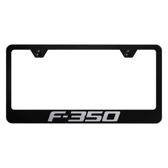 Autogold® - License Plate Frame with Laser Etched F-350 Logo