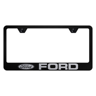 Autogold® - License Plate Frame with Laser Etched Ford Logo